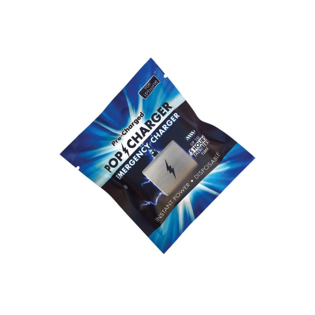 Pre-Charged Pop Charger Emergency Charger for iPhone