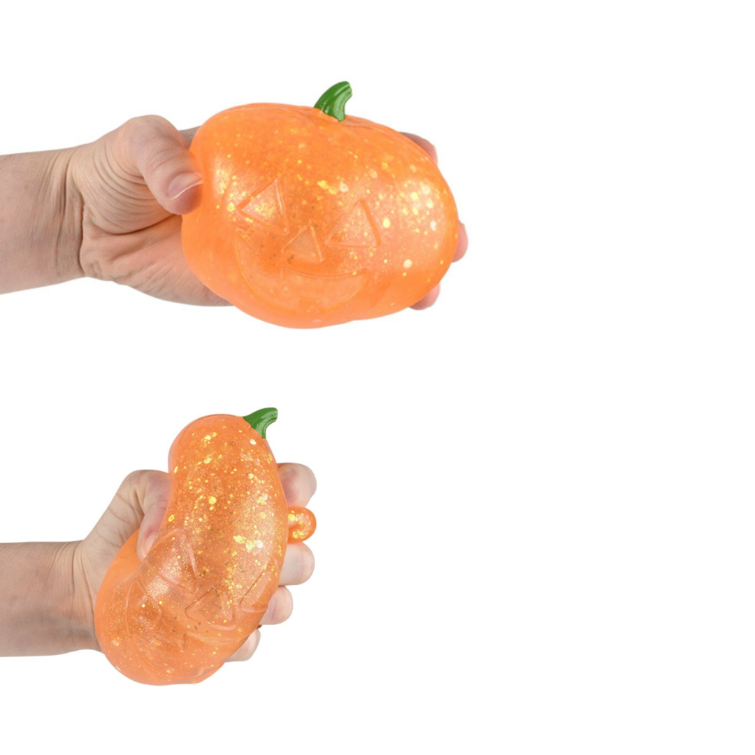 3.75” Jack O Lantern Squeezy Sugar Ball