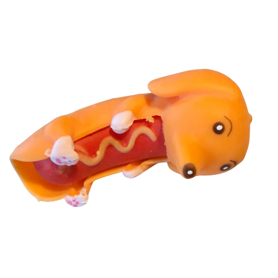 Stretchy Hot Dog Sausage Dog Toy