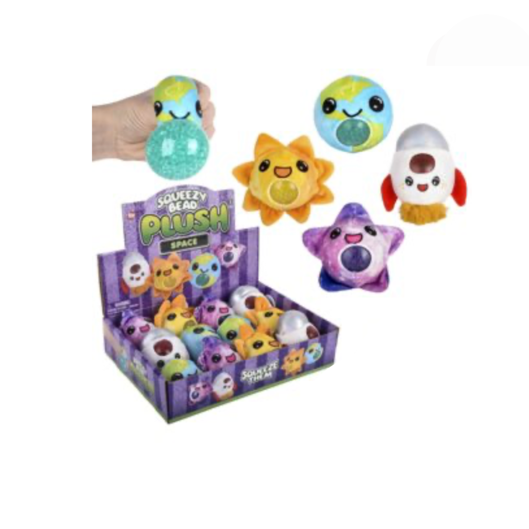 3" Space Squeezy Bead Plush