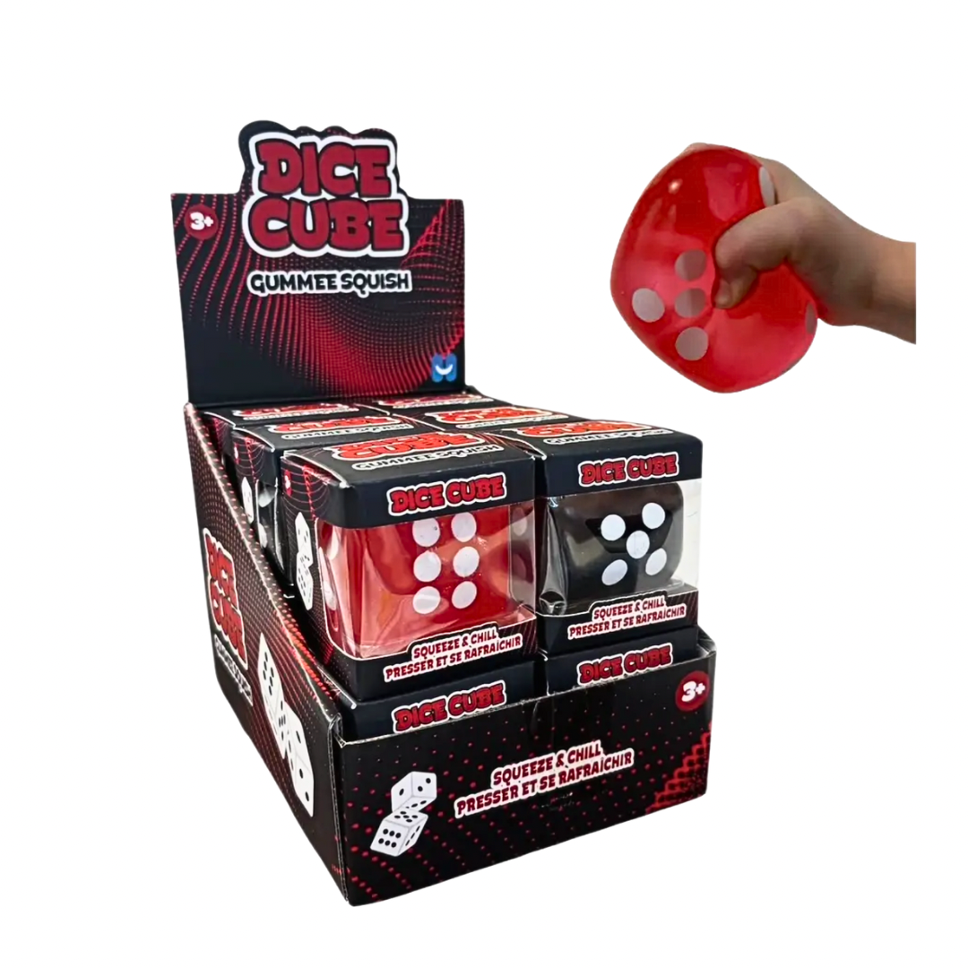Dice Cube Gummee Squish - Assorted Colors