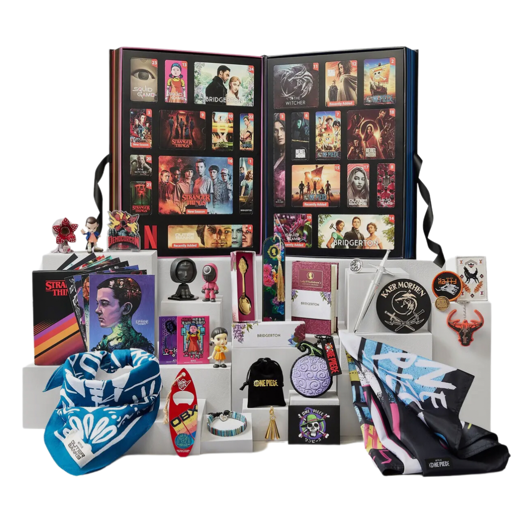 Official Netflix Gift Box 2024 Holiday Advent Calendar – The Store Official Netflix Gift Box 2024 Holiday Advent Calendar – The Store