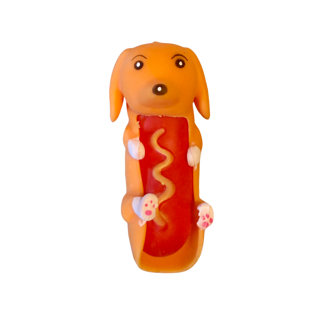 Stretchy Hot Dog Sausage Dog Toy