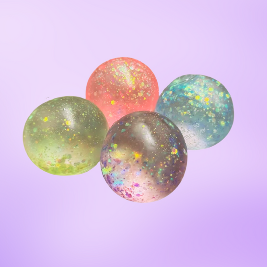 Glittery Gummee Squish Ball