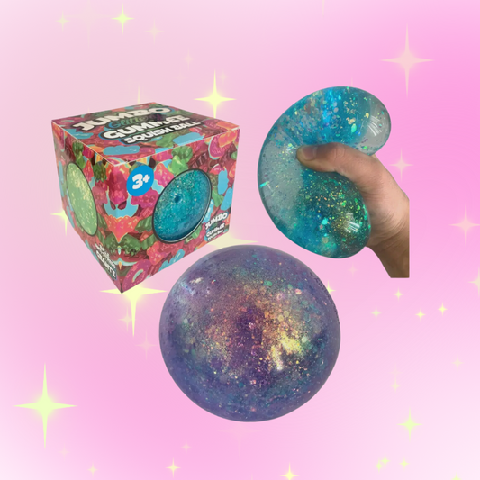 Jumbo Glittery Gummee Ball - 4"