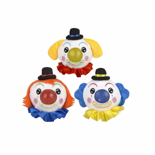 Clown Squeezy Bead Plush Ball
