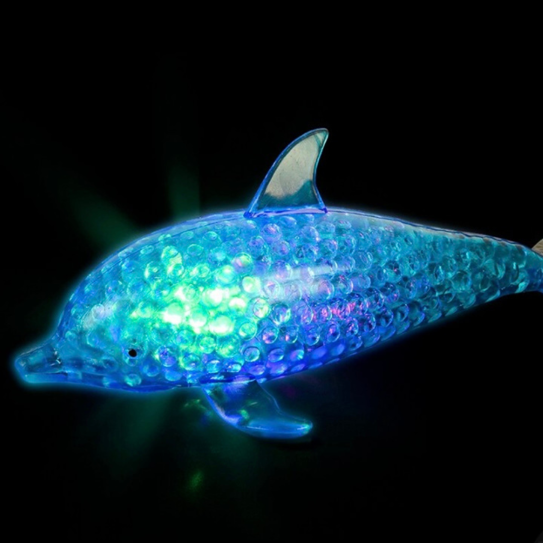 Light Up Squeezy Bead Dolphin