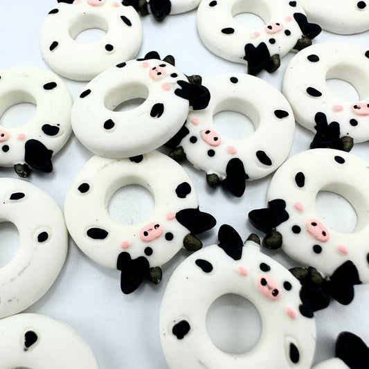Cow Donut Charms