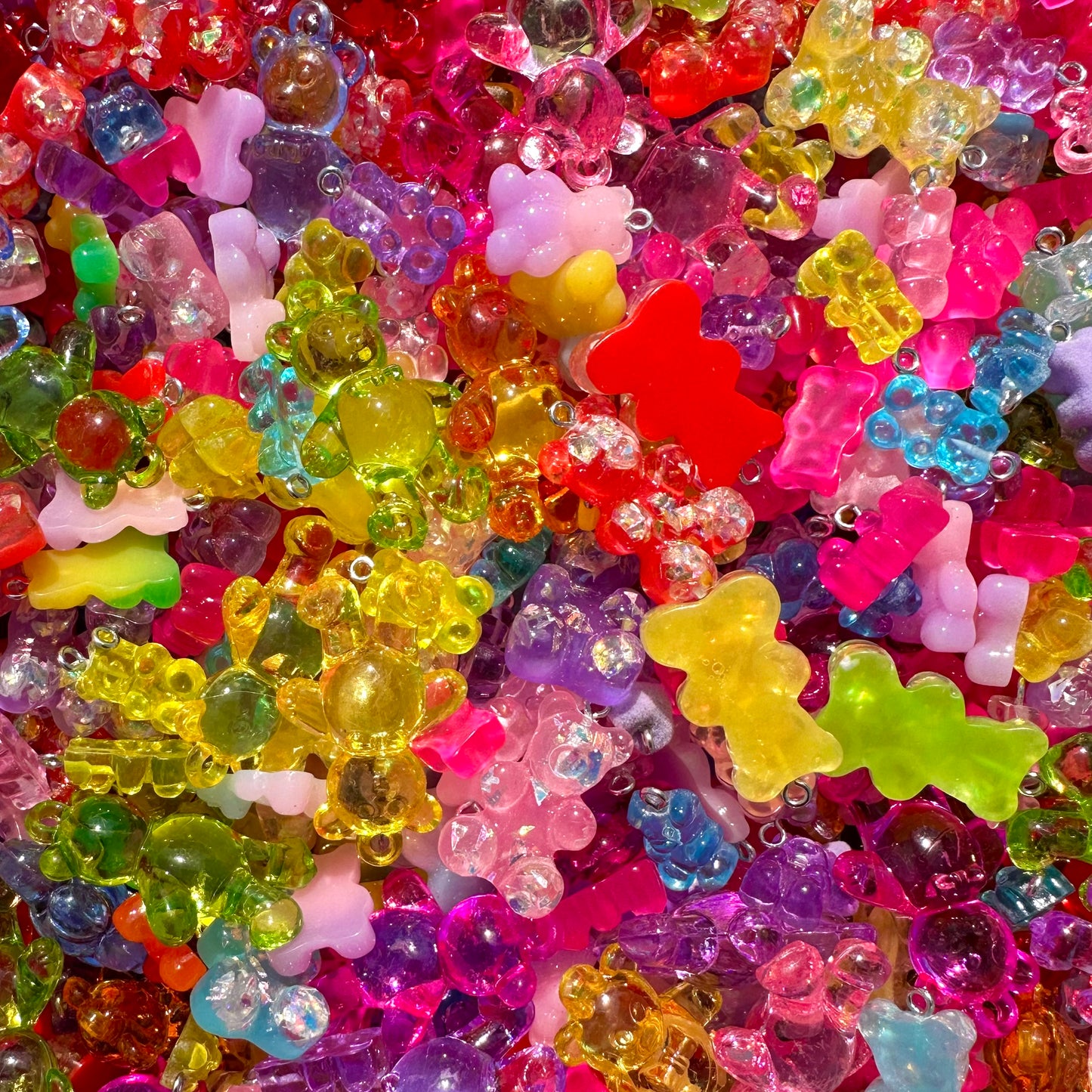 50 Gummy Bear Charms