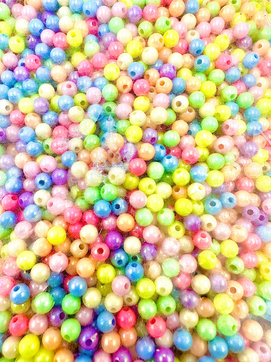 Acrylic Beads Multi Color