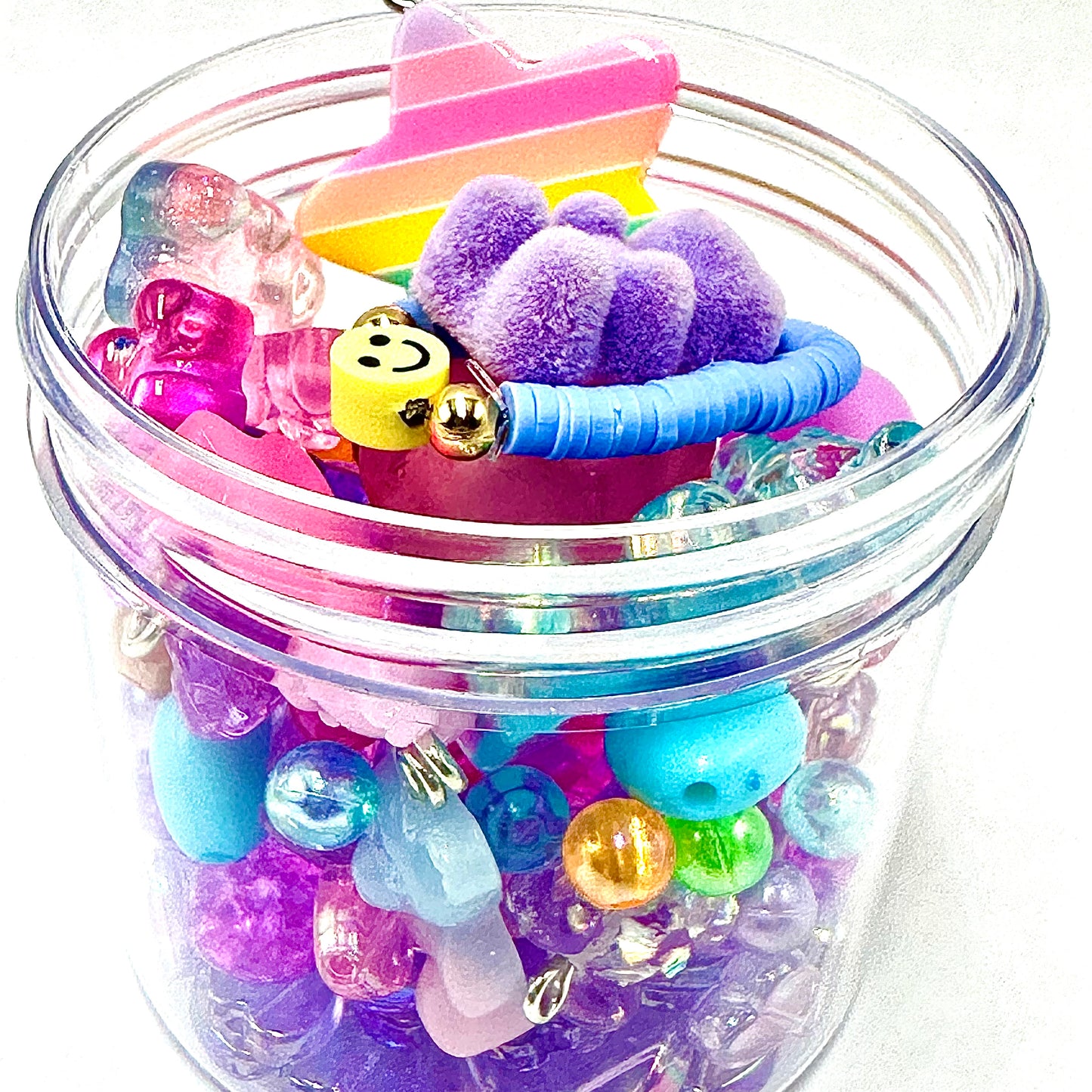 Gummy Bears and Hearts Charm Set