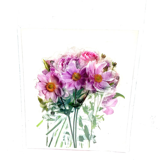 Flower Stickers-40 piece set